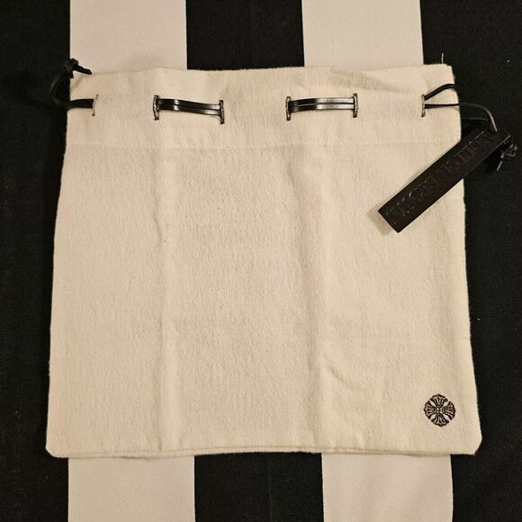 Molton Brown Flannel With Leather Cinch Drawstring Gift Bag NEW - Picture 1 of 5